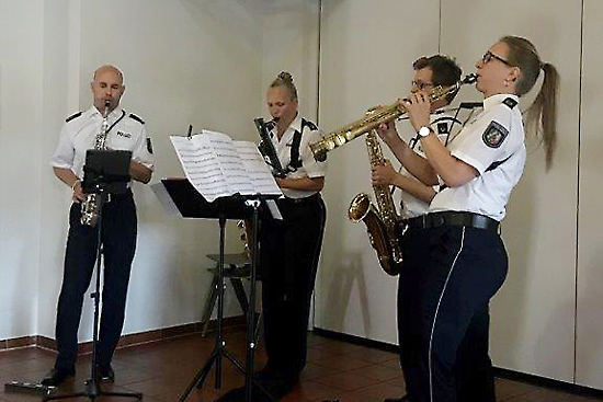 Konzert des Saxophon-Quartetts des Landespolizeiorchesters NRW
